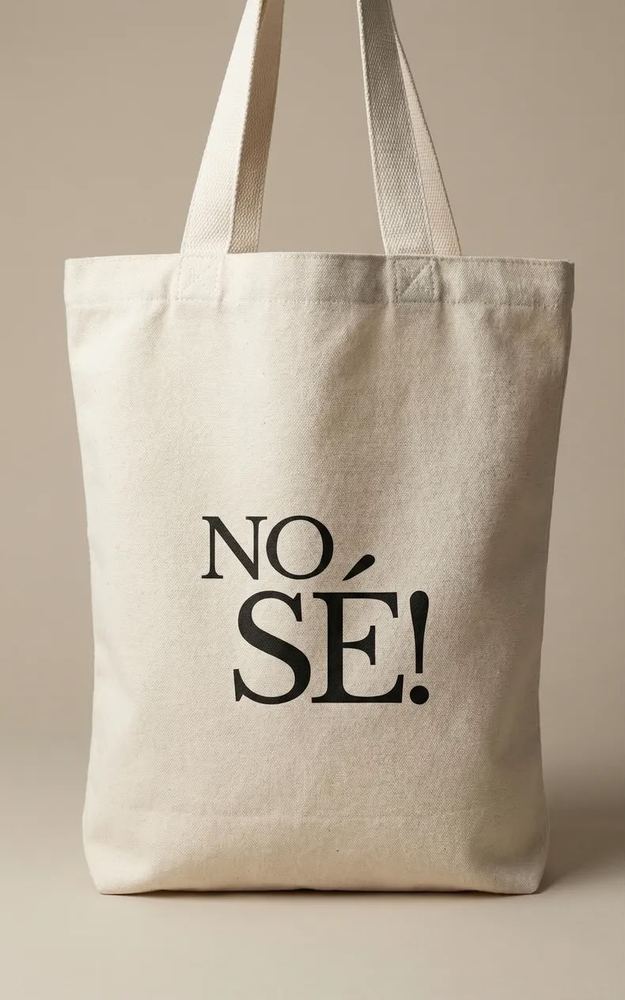 Tote bag No Sé! cru